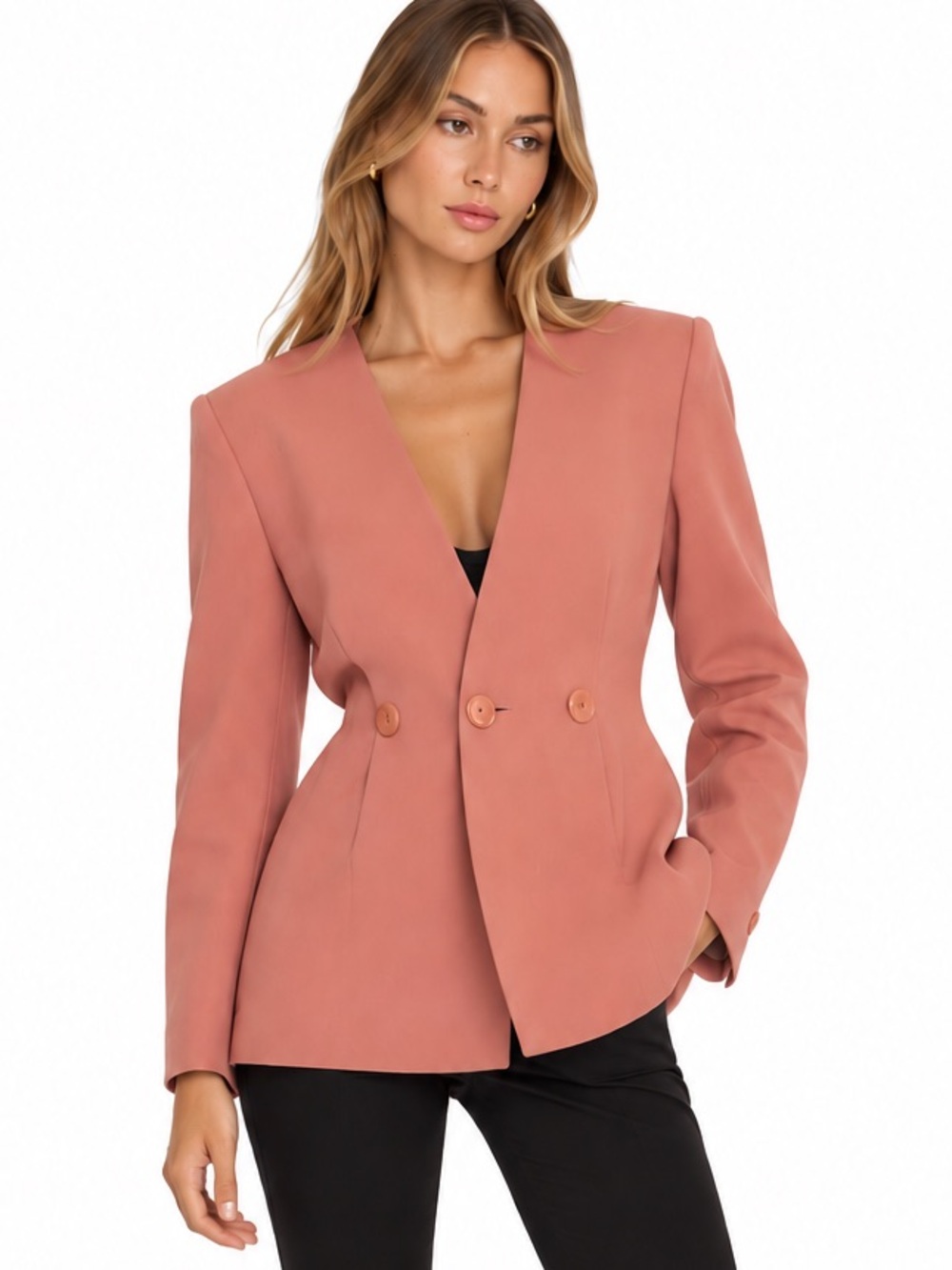 Christian Dior Wool Blazer Set Skirt in Pink Mauve Size 8